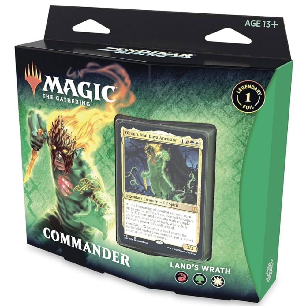 The Gathering Zendikar Rising Commander Deck – Land's Wrath